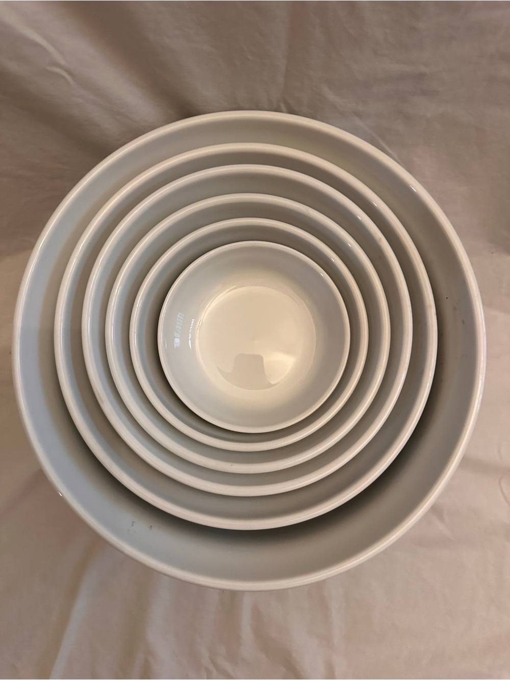 Oneida Tom’s Diner Nesting Bowls - 6 Piece Complete Set